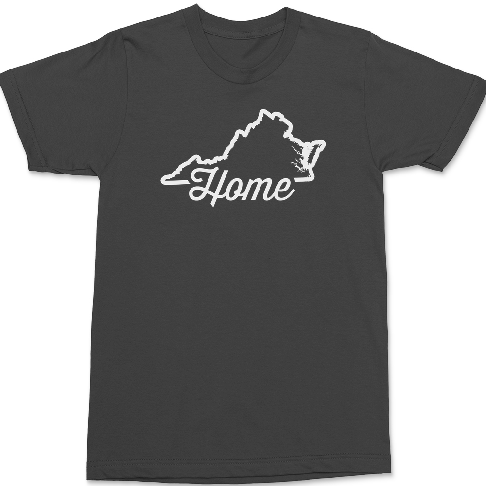 Virginia Home T-Shirt CHARCOAL