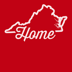 Virginia Home T-Shirt RED