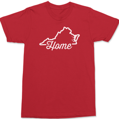 Virginia Home T-Shirt RED