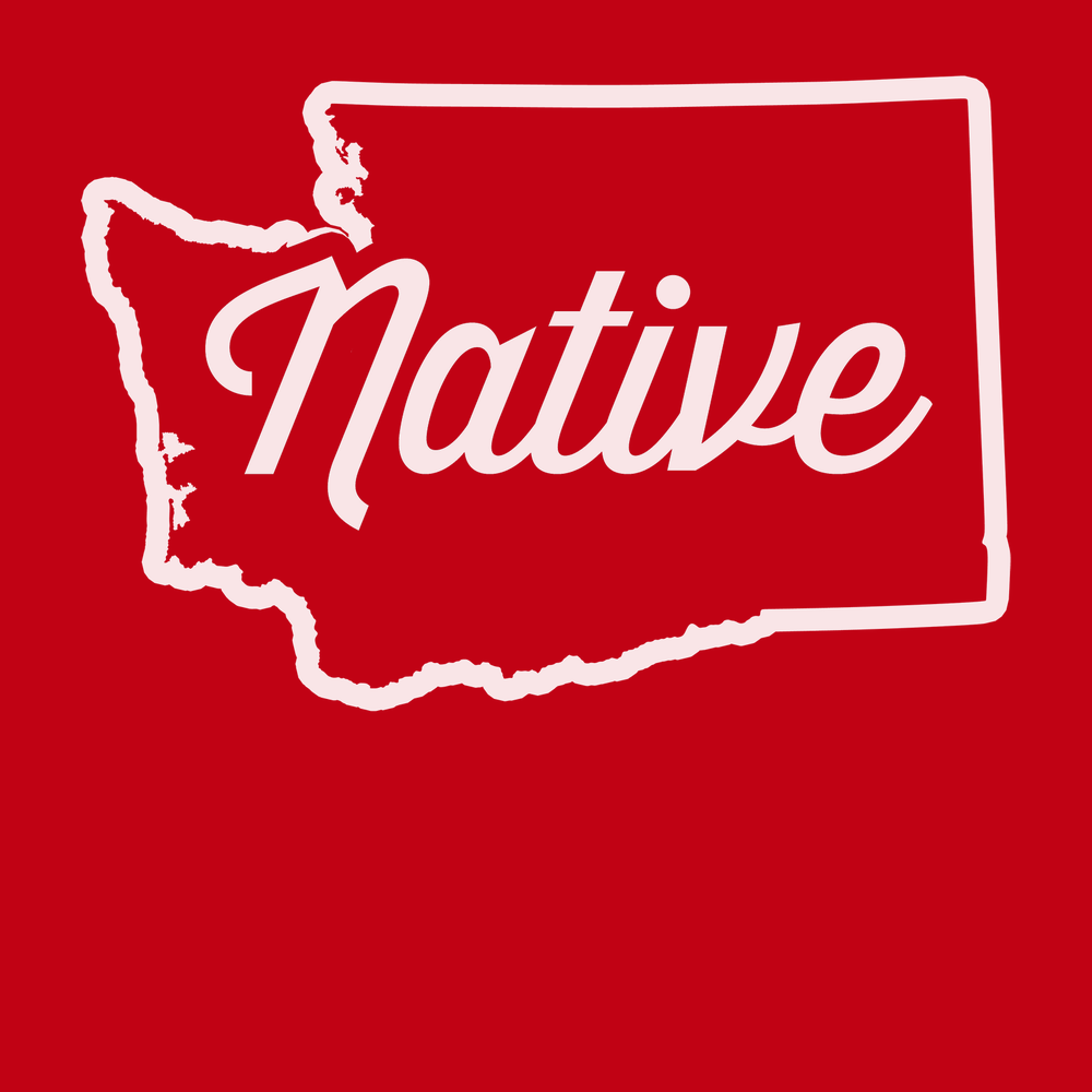 Washington Native T-Shirt RED