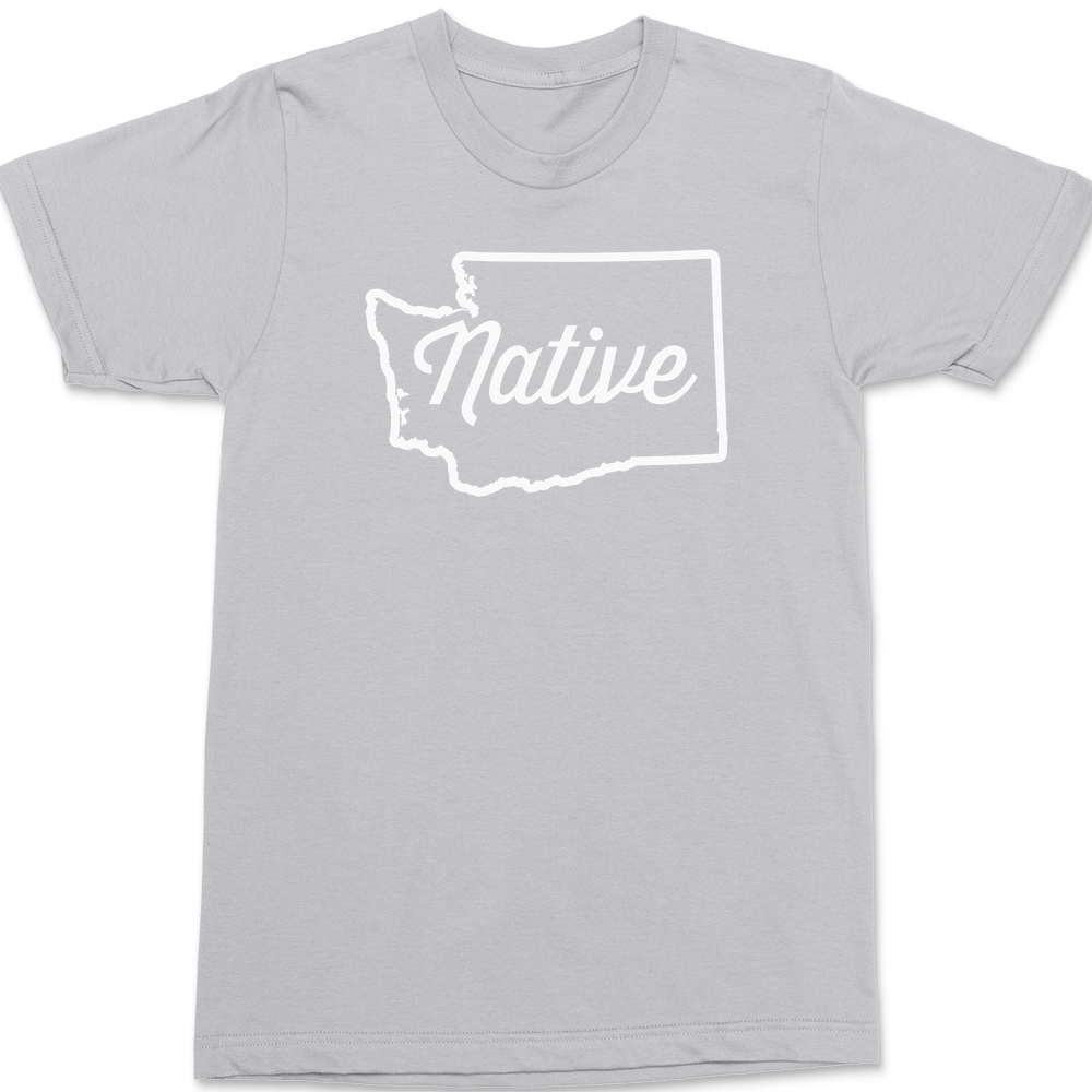 Washington Native T-Shirt SILVER