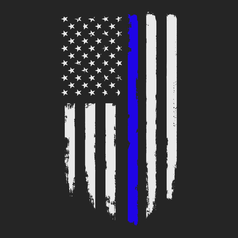 We Back The Blue T-Shirt BLACK