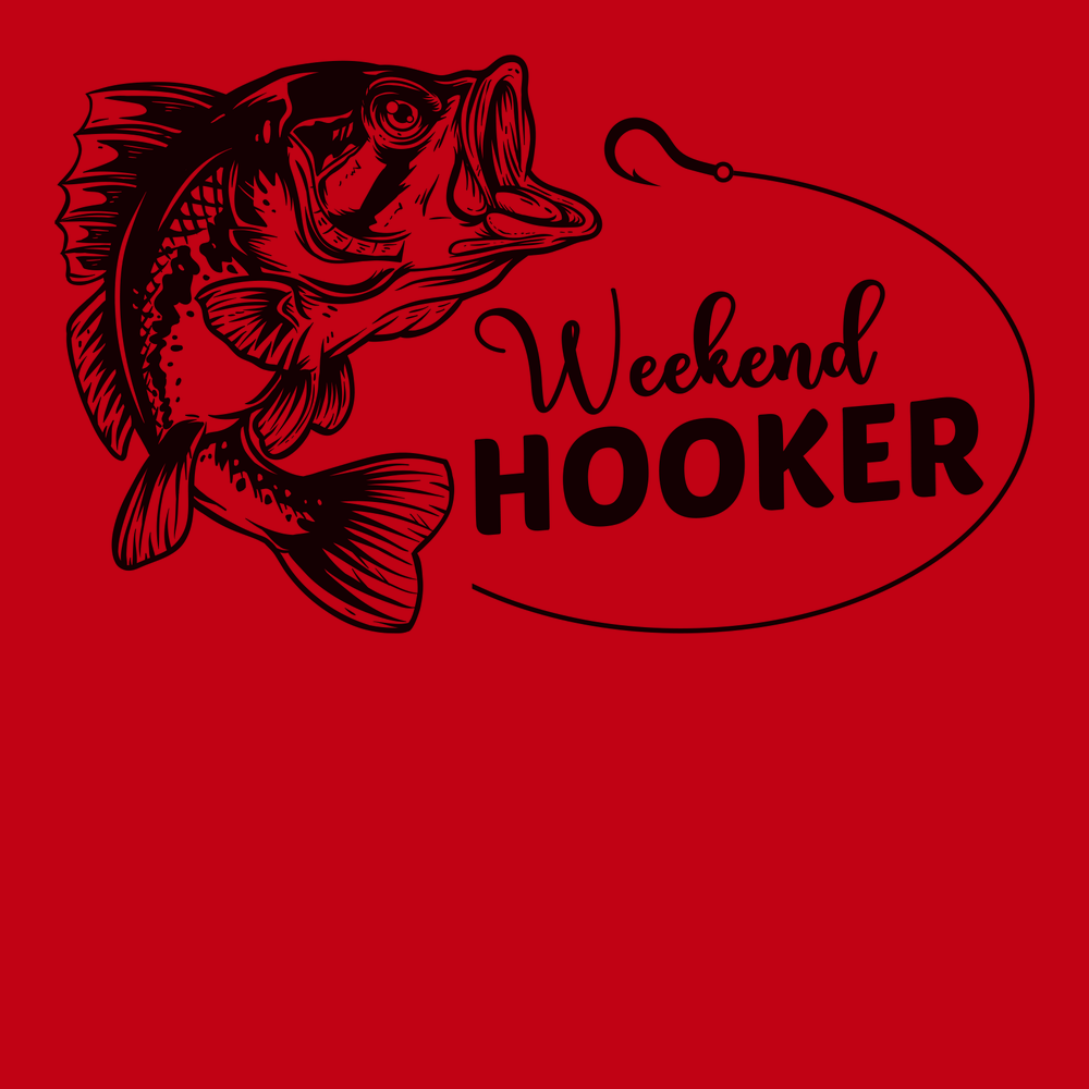Weekend Hooker T-Shirt RED