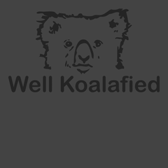 Well Koalafied T-Shirt CHARCOAL