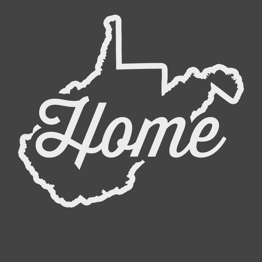 West Virginia Home T-Shirt CHARCOAL