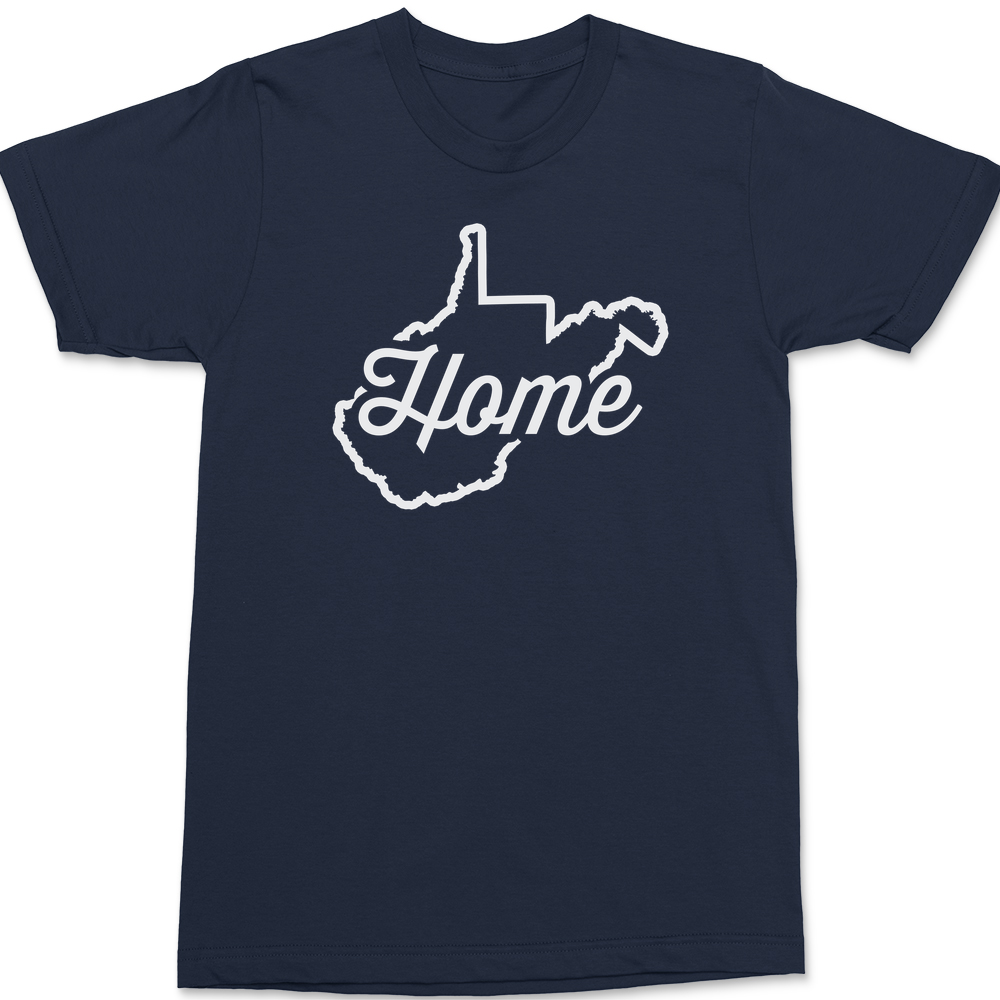West Virginia Home T-Shirt NAVY