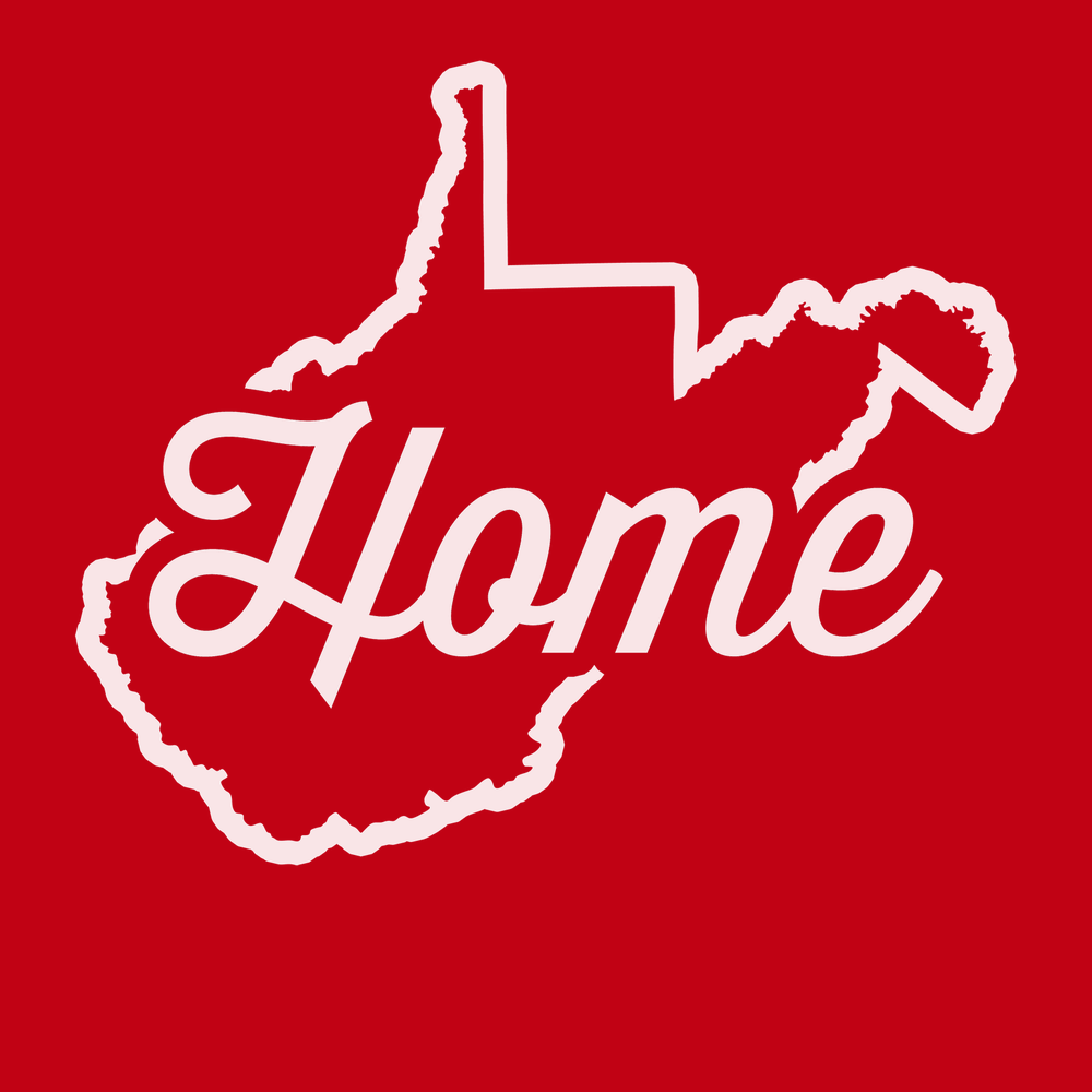 West Virginia Home T-Shirt RED