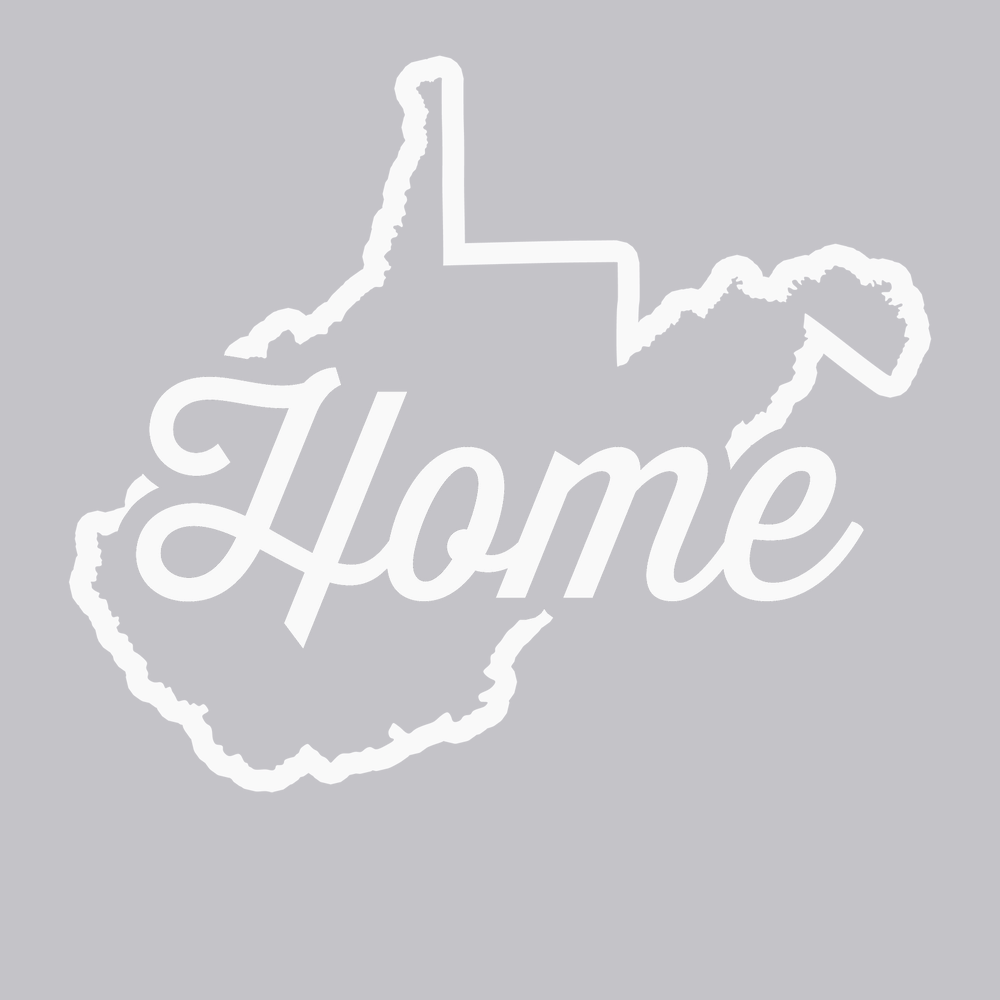 West Virginia Home T-Shirt SILVER