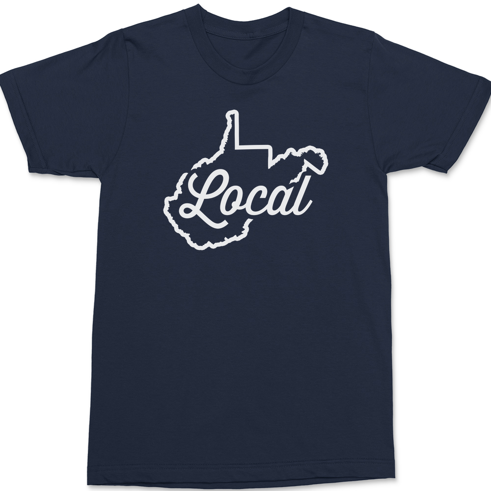 West Virginia Local T-Shirt NAVY