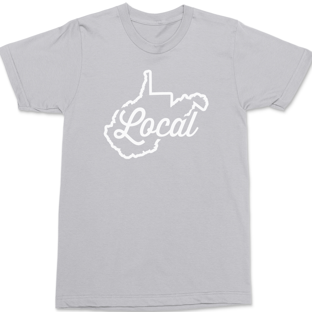 West Virginia Local T-Shirt SILVER