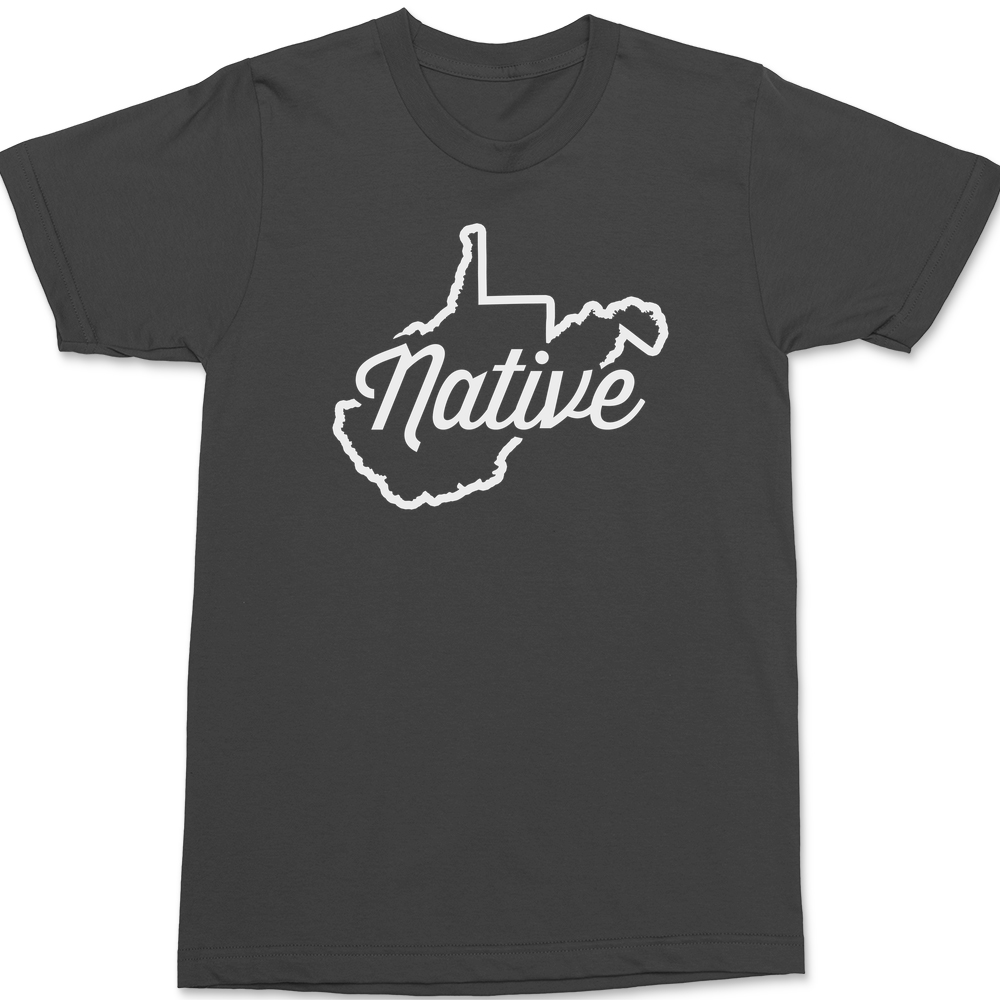 West Virginia Native T-Shirt CHARCOAL