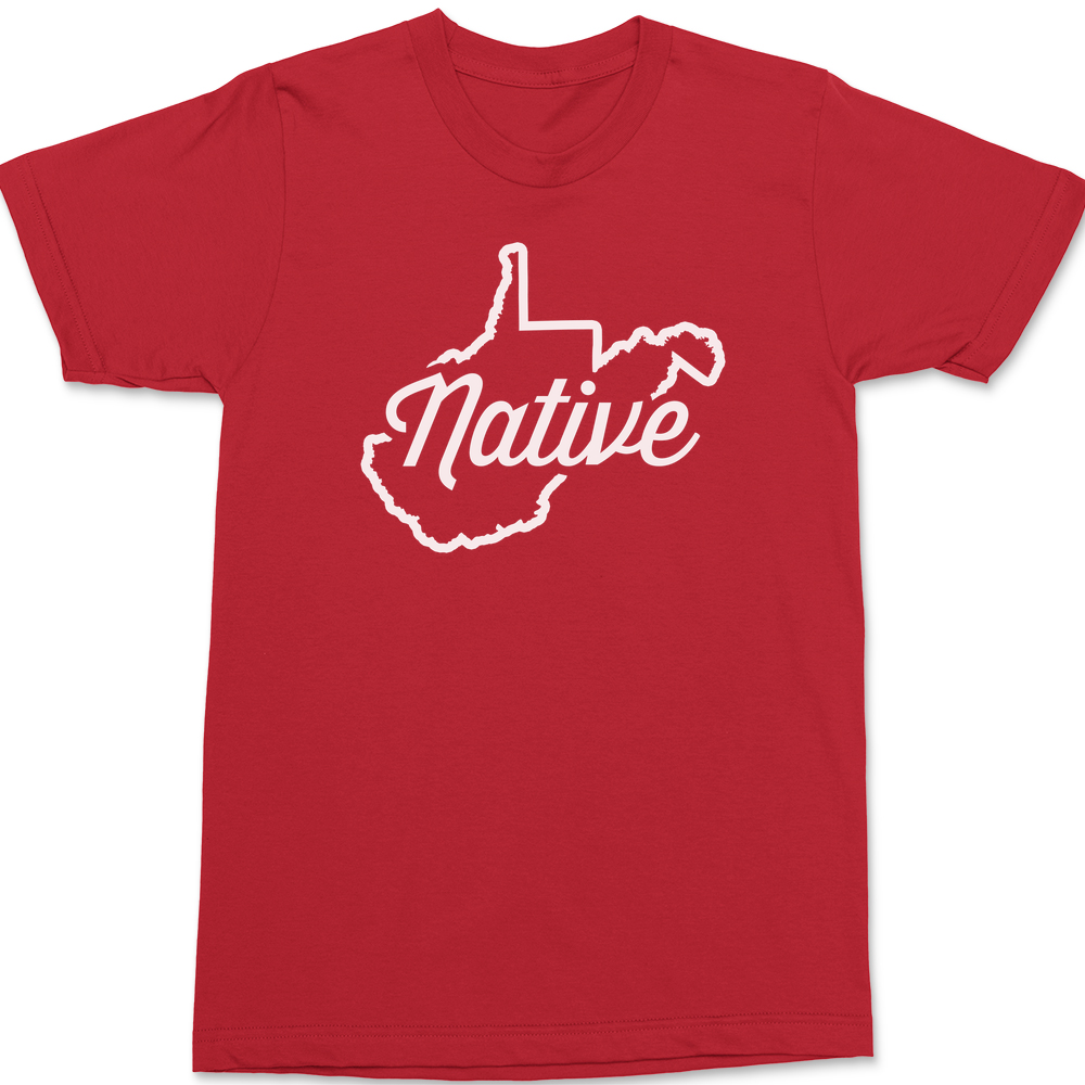 West Virginia Native T-Shirt RED