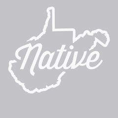 West Virginia Native T-Shirt SILVER