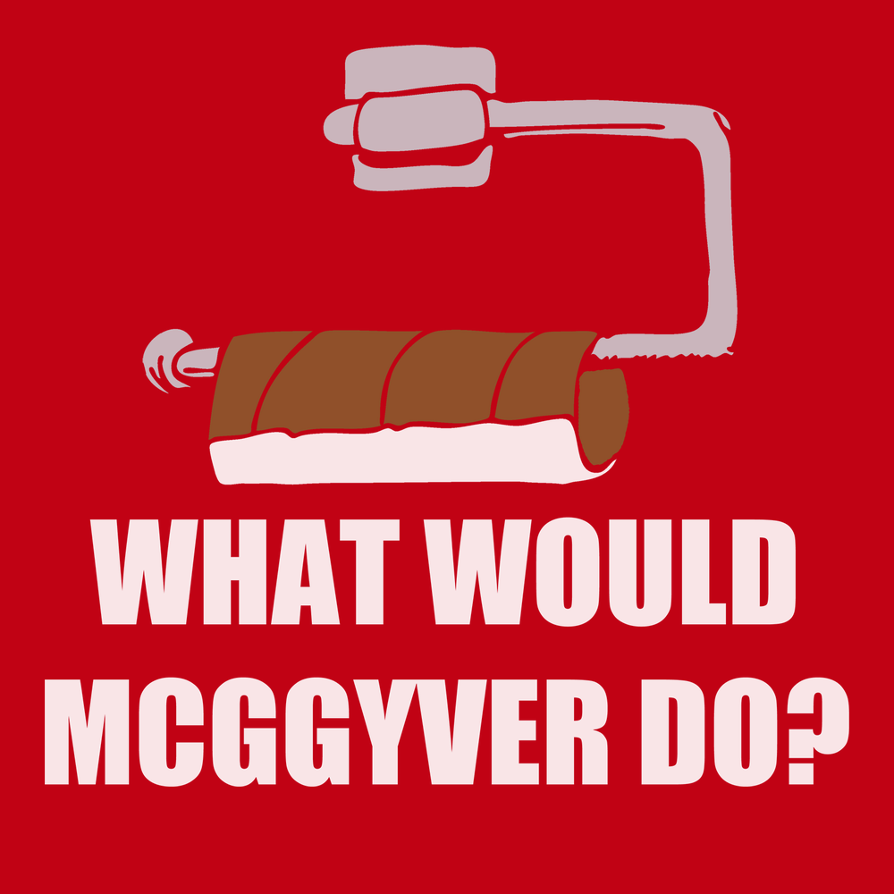 What Would Mcggyver Do T-Shirt RED
