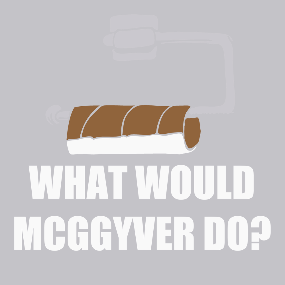 What Would Mcggyver Do T-Shirt SILVER