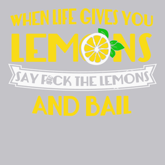 When Life Gives You Lemons T-Shirt SILVER