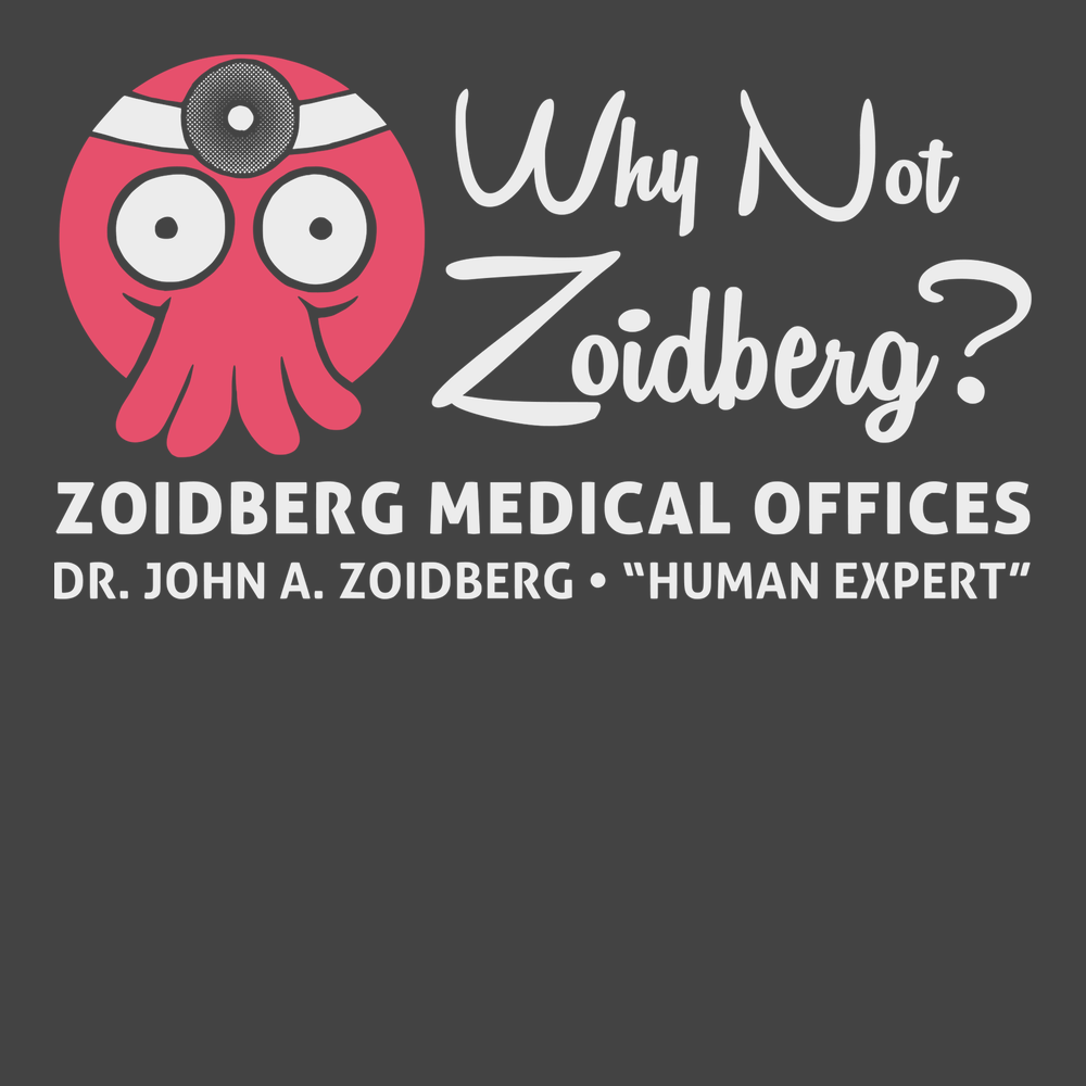 Why Not Zoidberg T-Shirt CHARCOAL