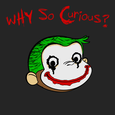 Why So Curious? T-Shirt BLACK