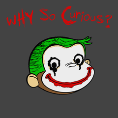 Why So Curious? T-Shirt CHARCOAL