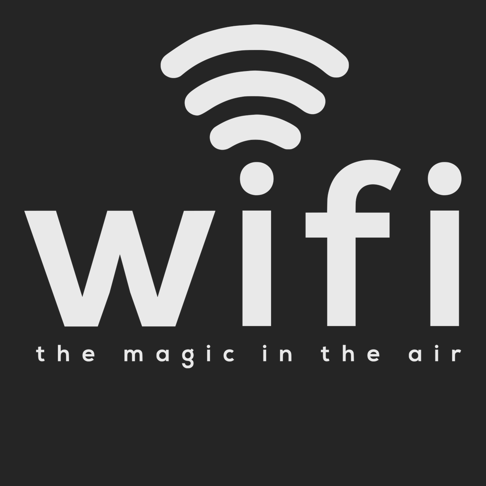 Wifi Magic In The Air T-Shirt BLACK