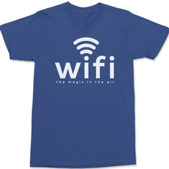 Wifi Magic In The Air T-Shirt BLUE