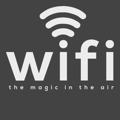 Wifi Magic In The Air T-Shirt CHARCOAL