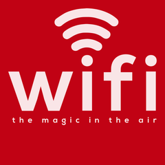 Wifi Magic In The Air T-Shirt RED