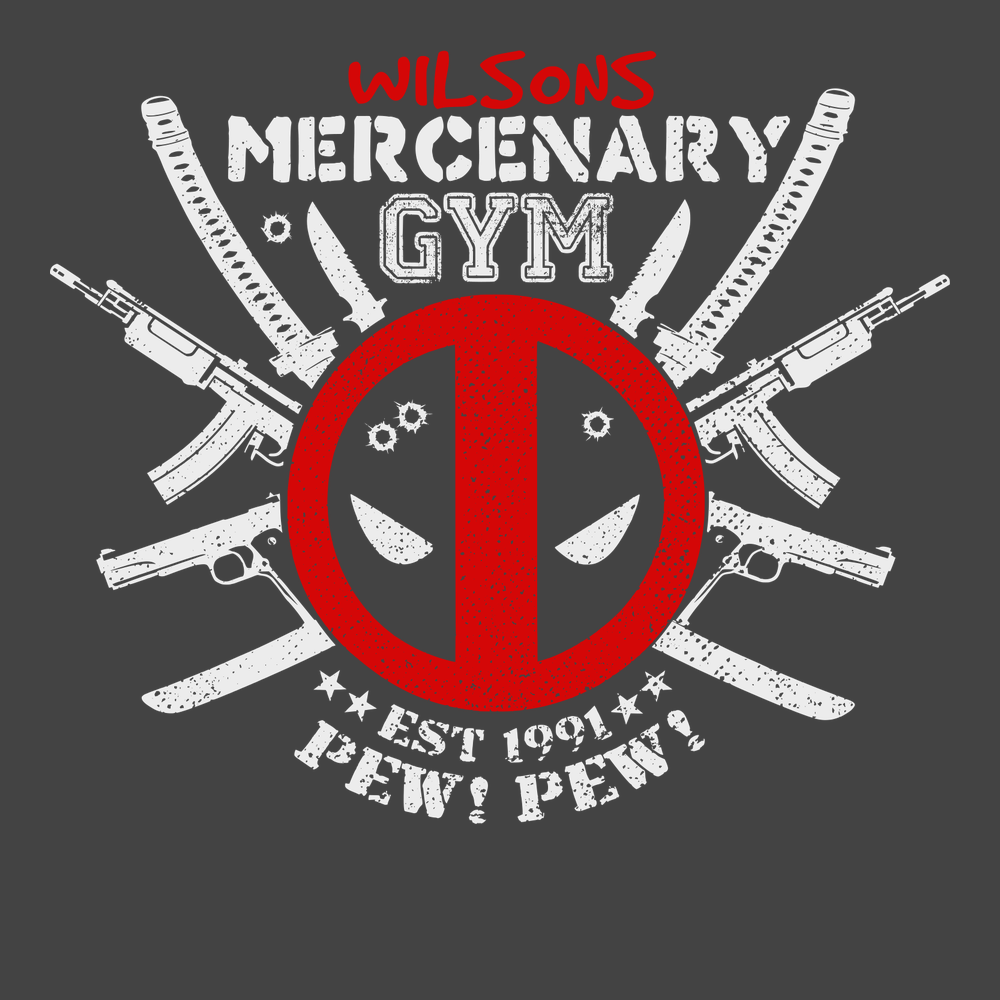 Wilson's Mercenary Gym T-Shirt CHARCOAL