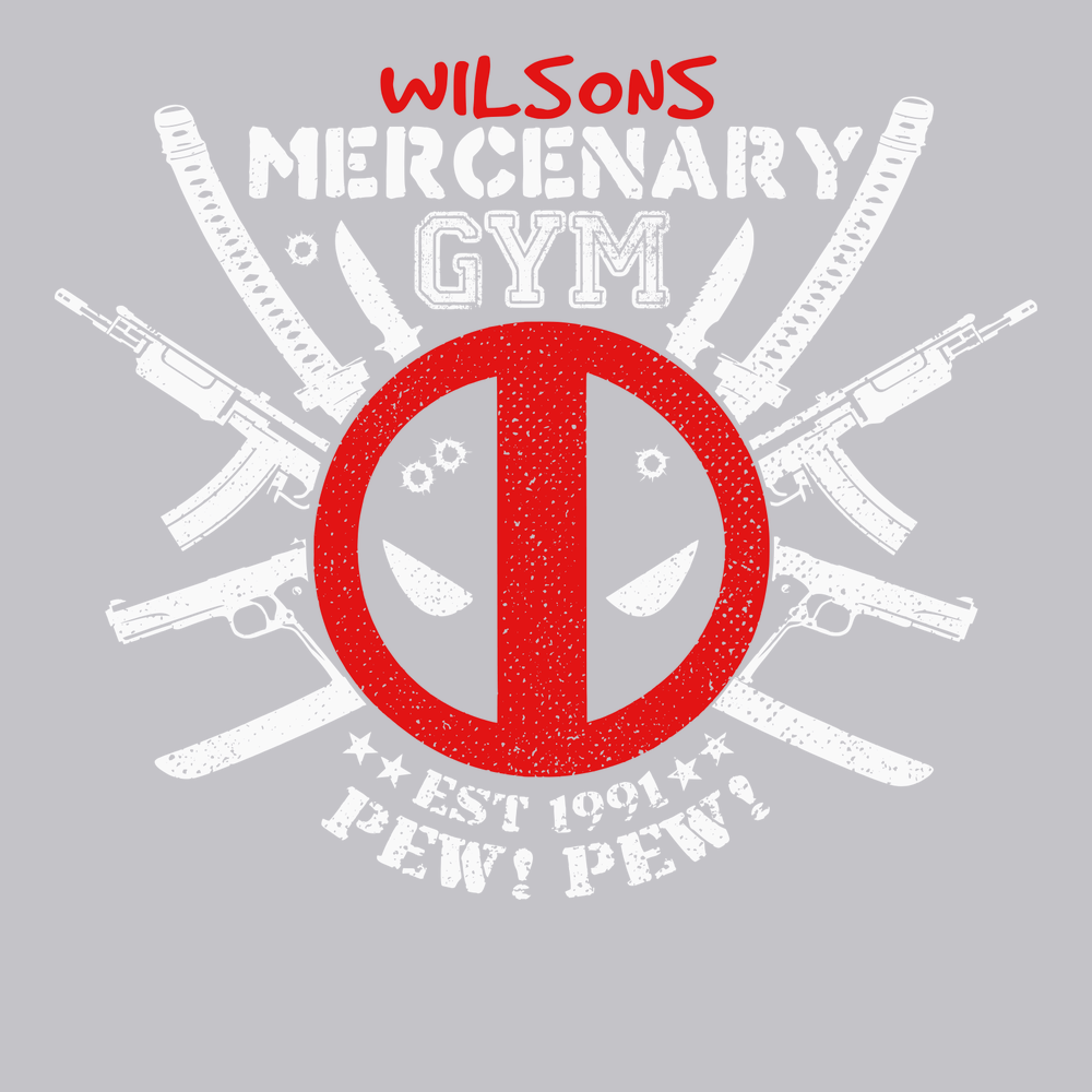 Wilson's Mercenary Gym T-Shirt SILVER