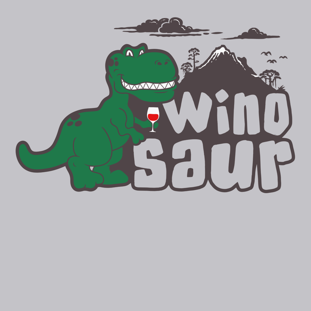 Winosaur T-Shirt SILVER