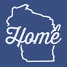 Wisconsin Home T-Shirt BLUE