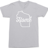 Wisconsin Home T-Shirt SILVER