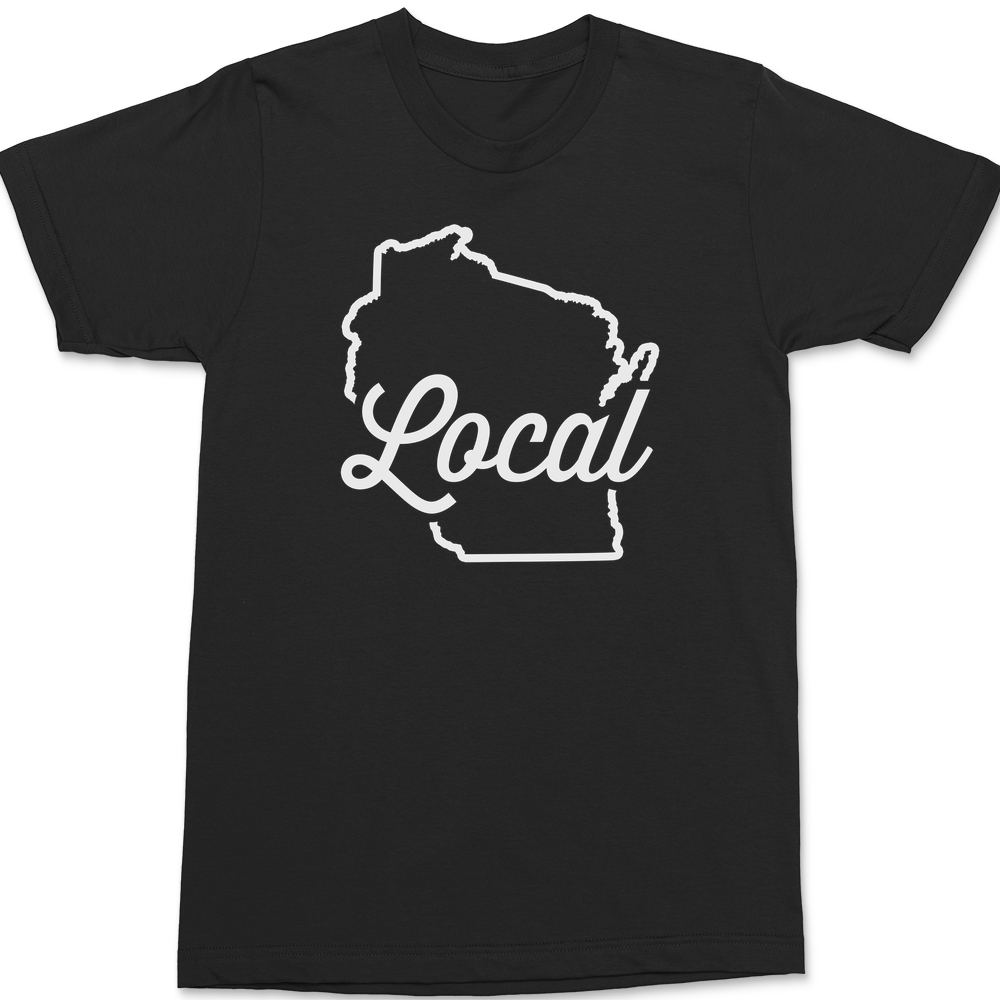 Wisconsin Local T-Shirt BLACK
