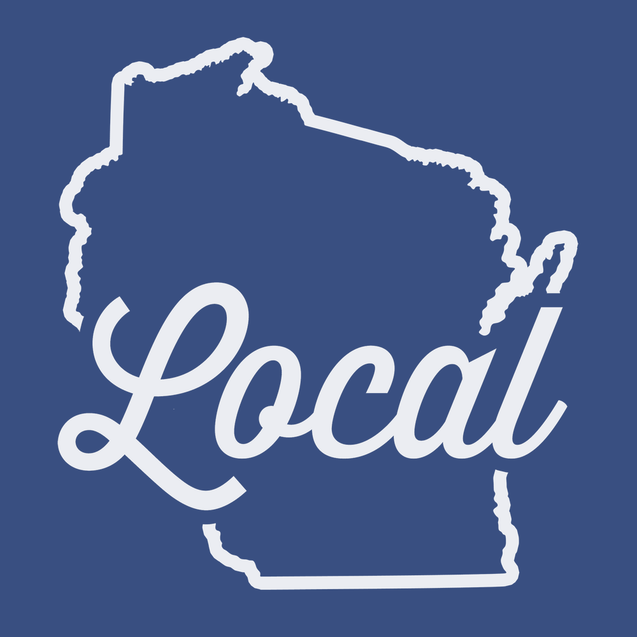 Wisconsin Local T-Shirt BLUE