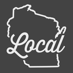 Wisconsin Local T-Shirt CHARCOAL