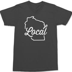 Wisconsin Local T-Shirt CHARCOAL