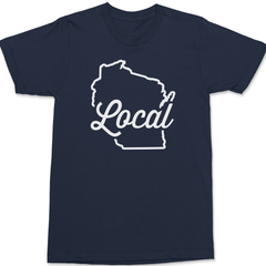Wisconsin Local T-Shirt NAVY