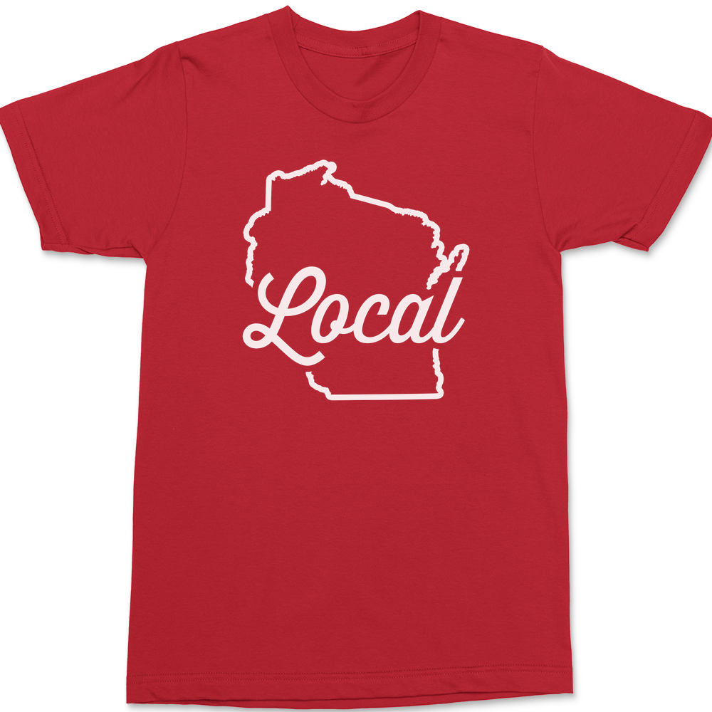 Wisconsin Local T-Shirt RED