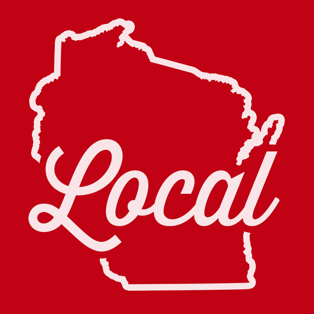 Wisconsin Local T-Shirt RED