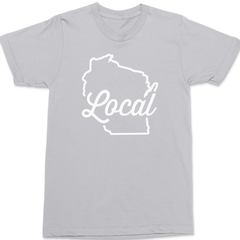 Wisconsin Local T-Shirt SILVER