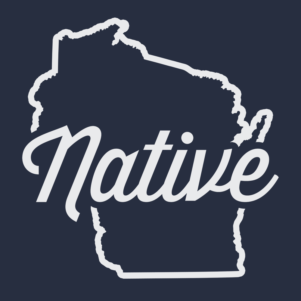 Wisconsin Native T-Shirt NAVY