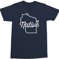 Wisconsin Native T-Shirt NAVY