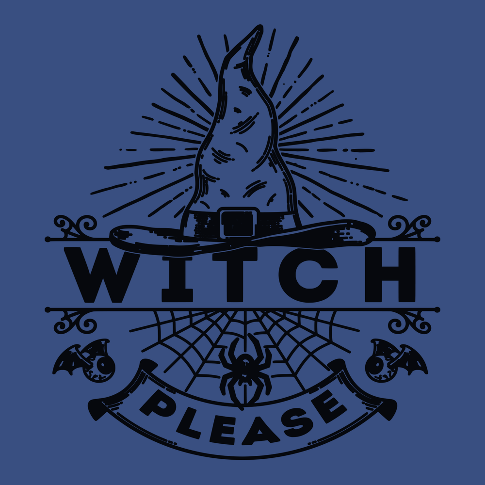 Witch Please T-Shirt BLUE