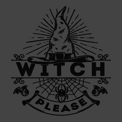 Witch Please T-Shirt CHARCOAL