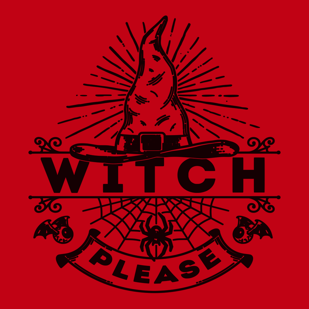 Witch Please T-Shirt RED