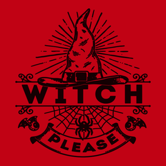 Witch Please T-Shirt RED