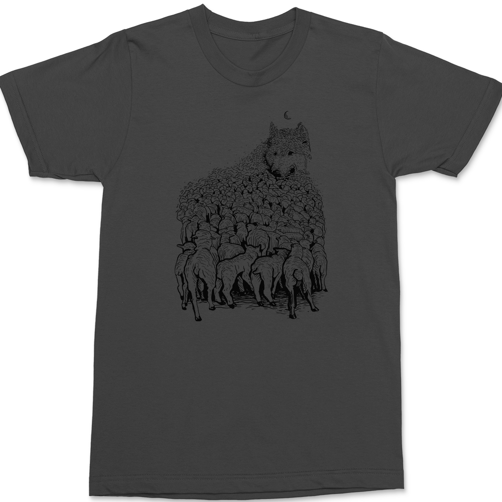 Wolf Mountain T-Shirt CHARCOAL