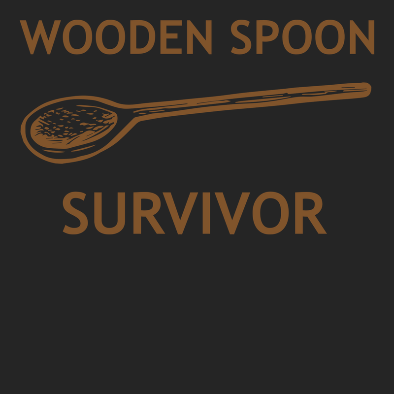 Wooden Spoon Survivor T-Shirt BLACK