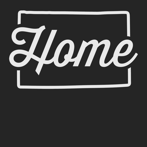 Wyoming Home T-Shirt BLACK