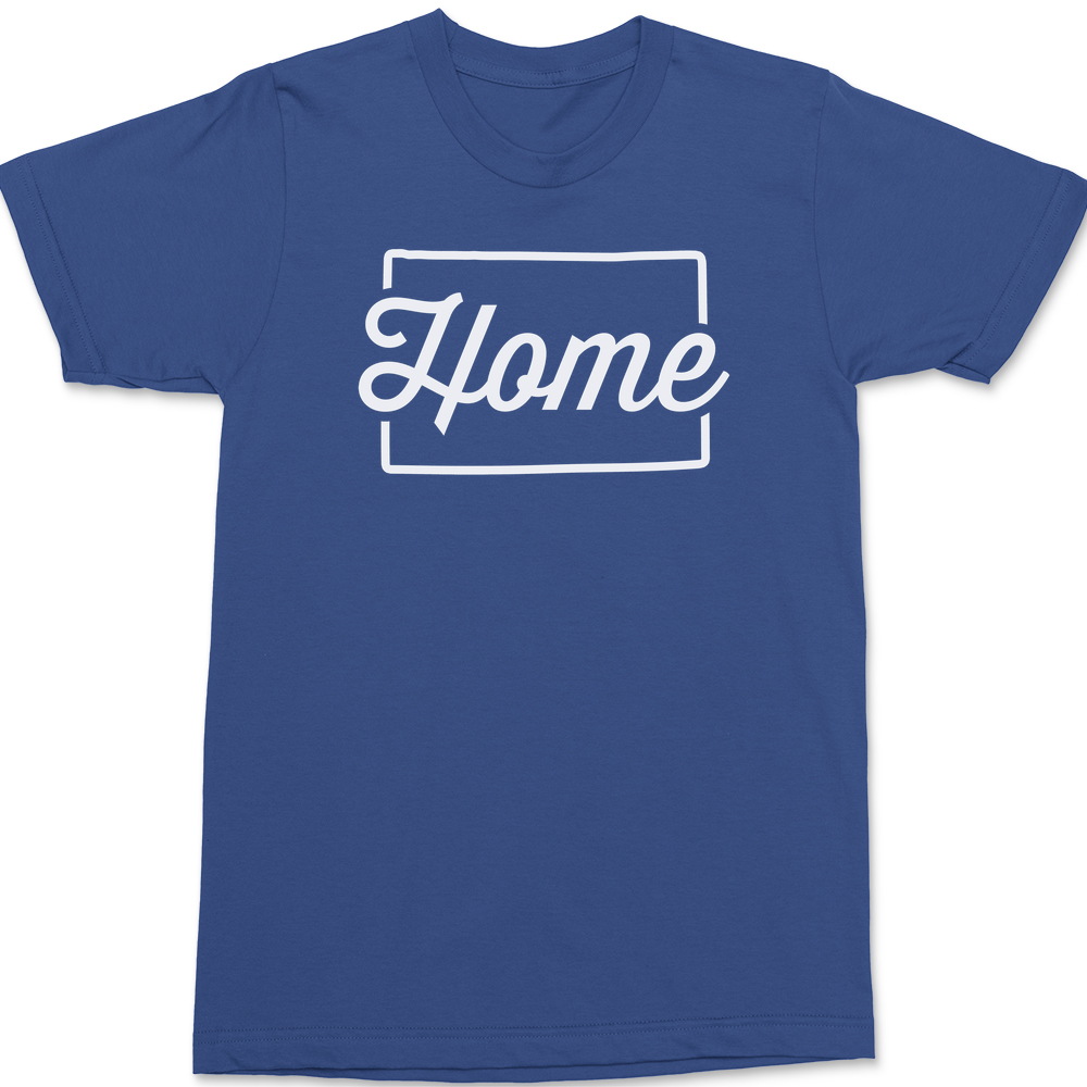 Wyoming Home T-Shirt BLUE